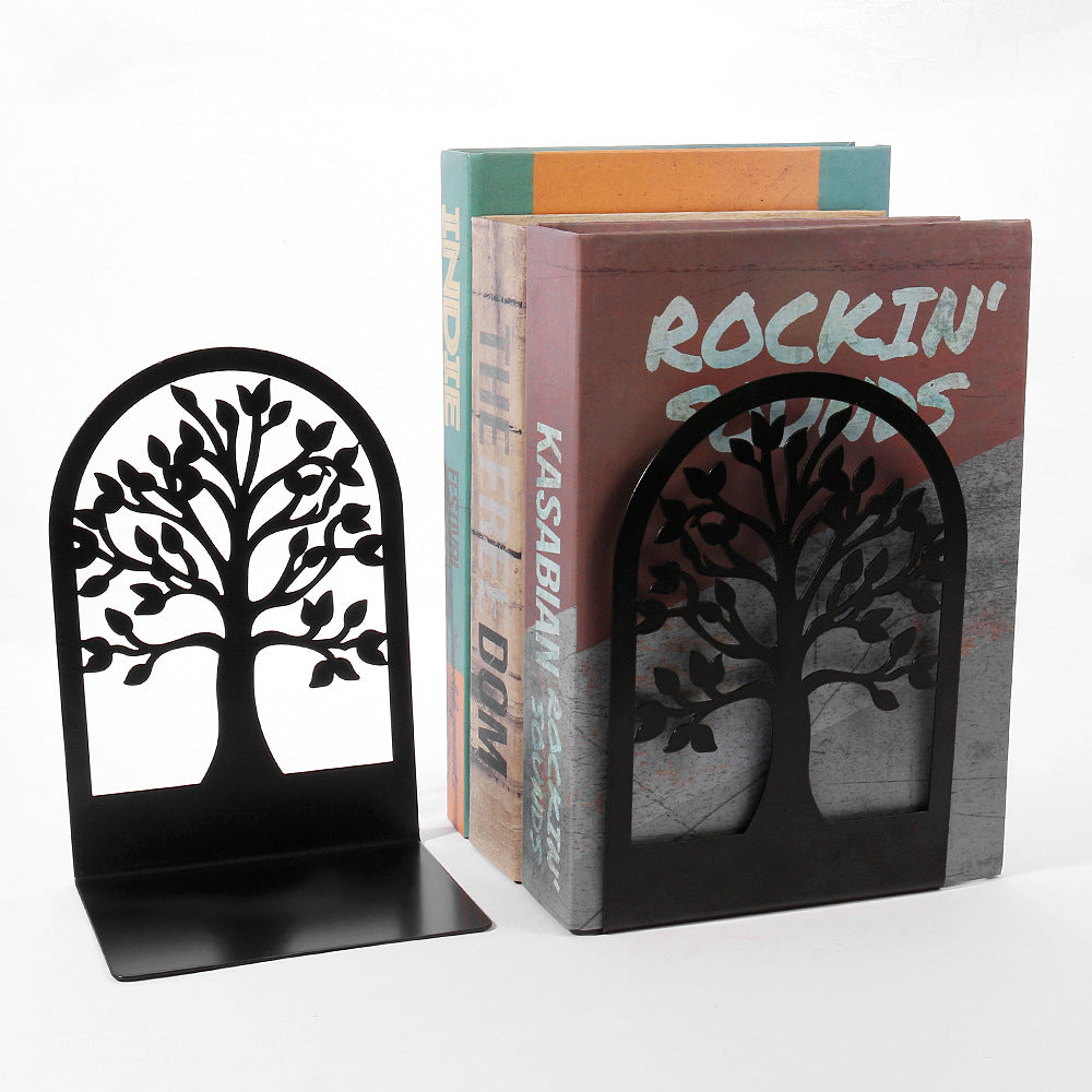 Artistic bookend display showcasing creative design