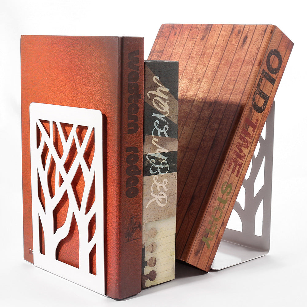 Creative Tree Shadow Bookends stylish desktop accessory