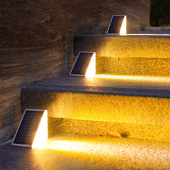 Solar Powered Waterproof LED Stairway Lights
