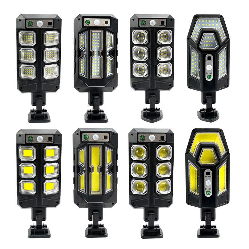installation example of solar light in garden