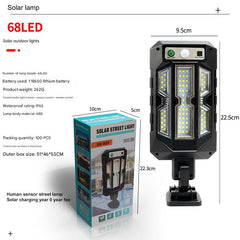 LED motion sensor light for garden