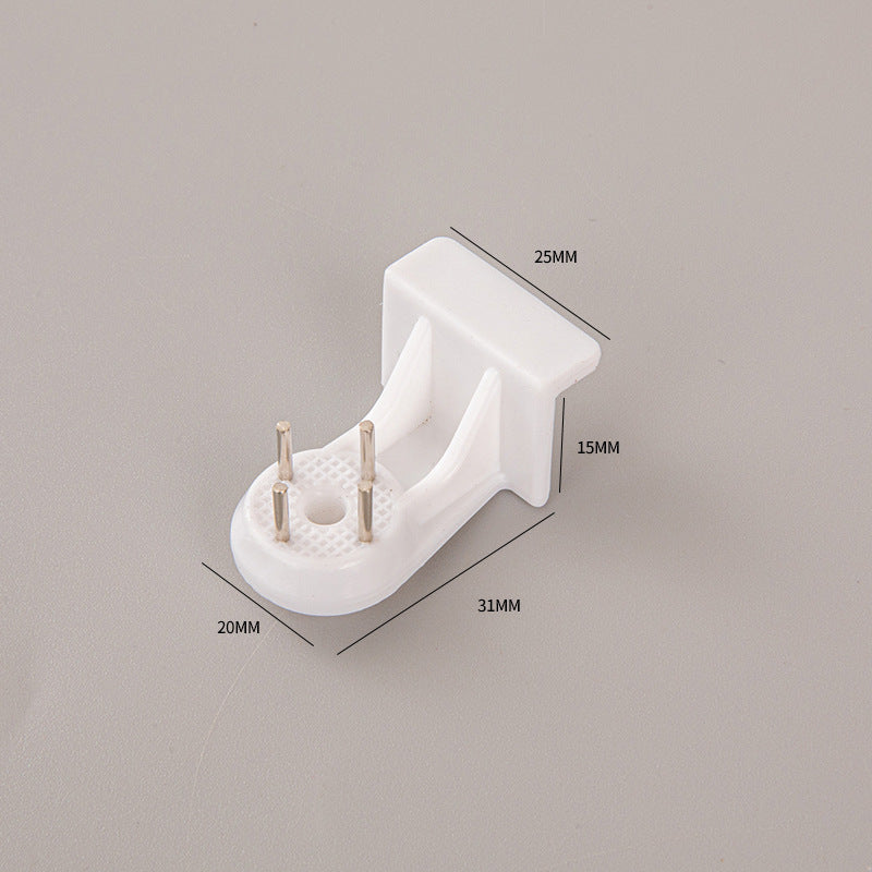 Durable plastic picture frame hooks on wall