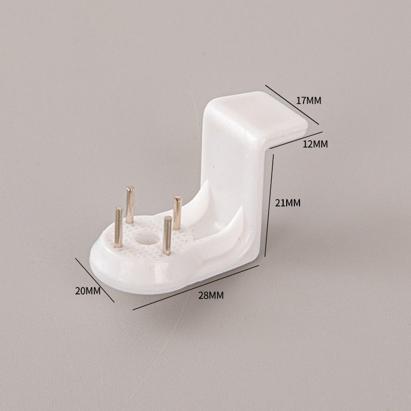 Transparent wall mount hooks for art display