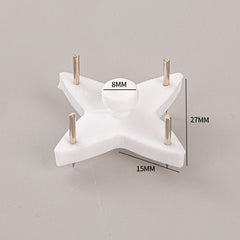 Durable plastic picture frame hooks on wall