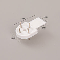 Transparent wall mount hooks for art display