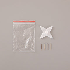 Transparent wall mount hooks for art display