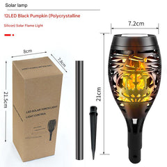 Garden ambiance with solar lighting