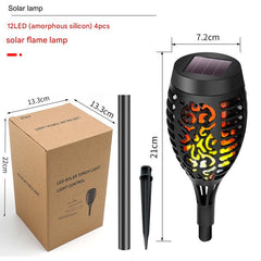 Garden ambiance with solar lighting