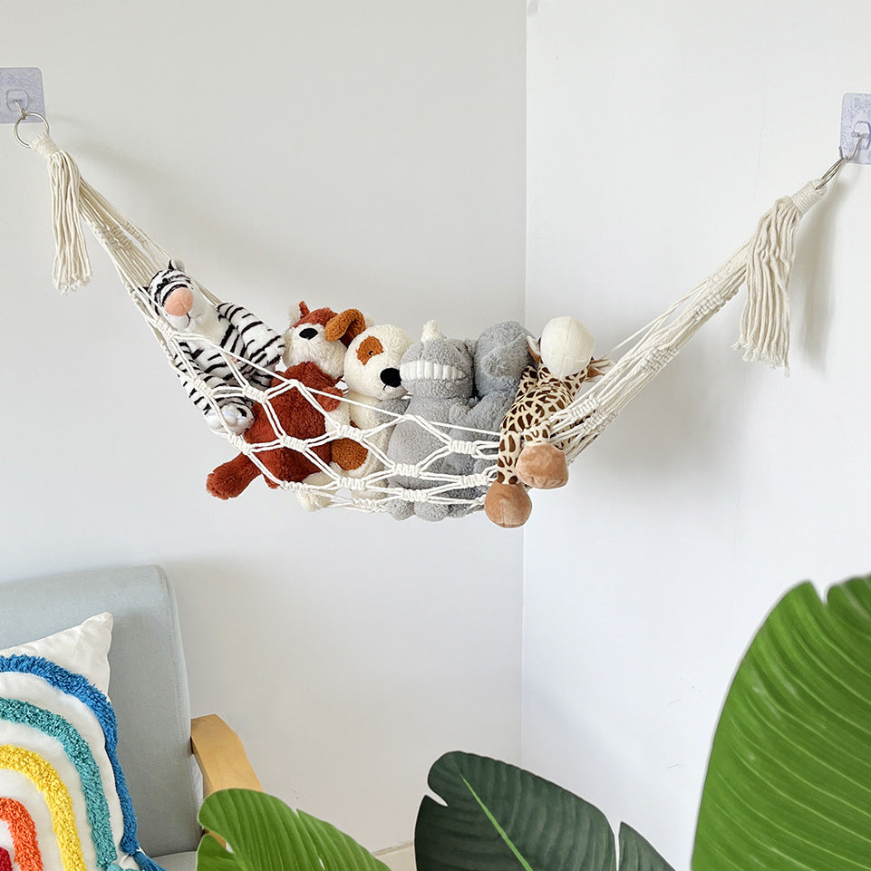 Children's triangle net toy storage solution - image 3