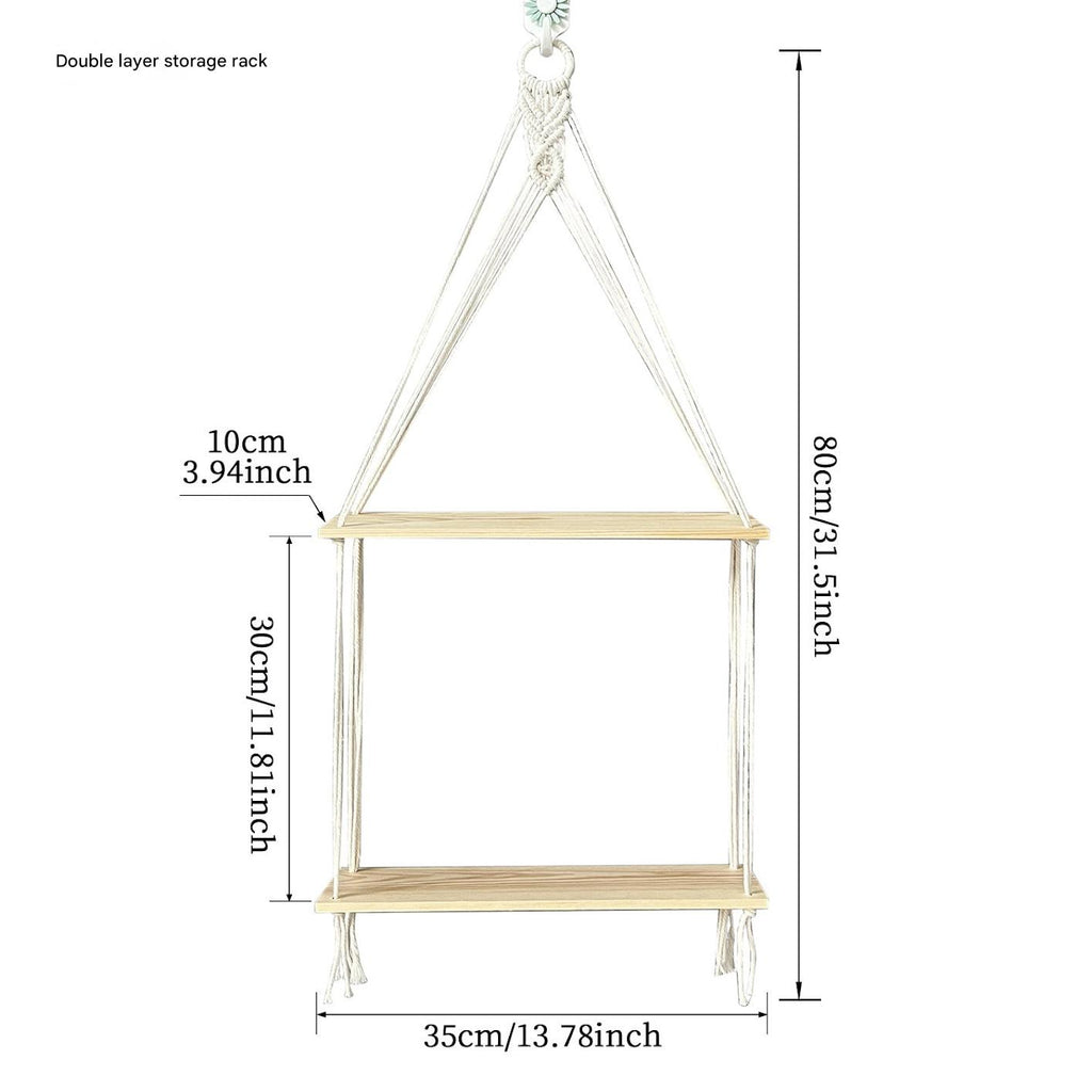 Elegant wall decor using rope shelf image 7