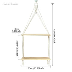 Elegant wall decor using rope shelf image 7