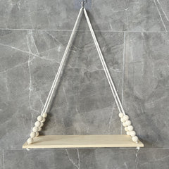 Elegant indoor plant display with hanging planter