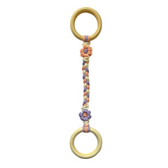 Handcrafted Daisy Cotton Rope Wall Decor Image 4