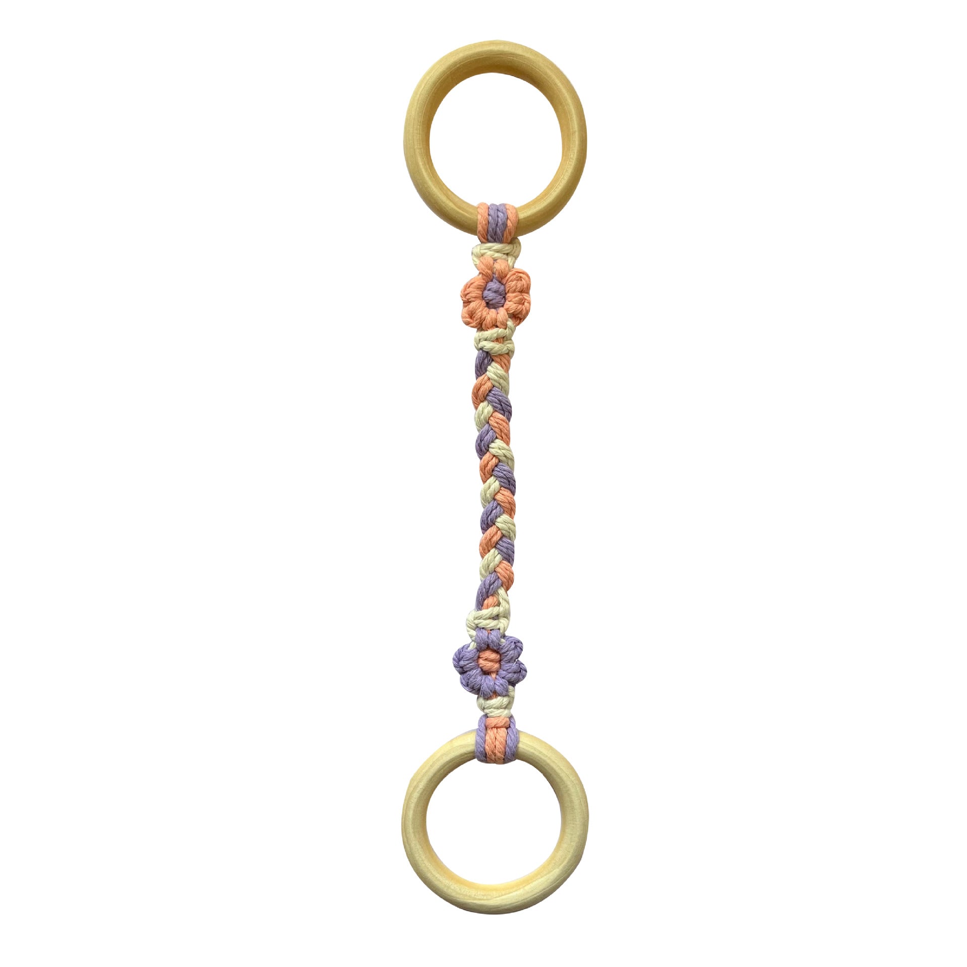Handcrafted Daisy Cotton Rope Wall Decor Image 4