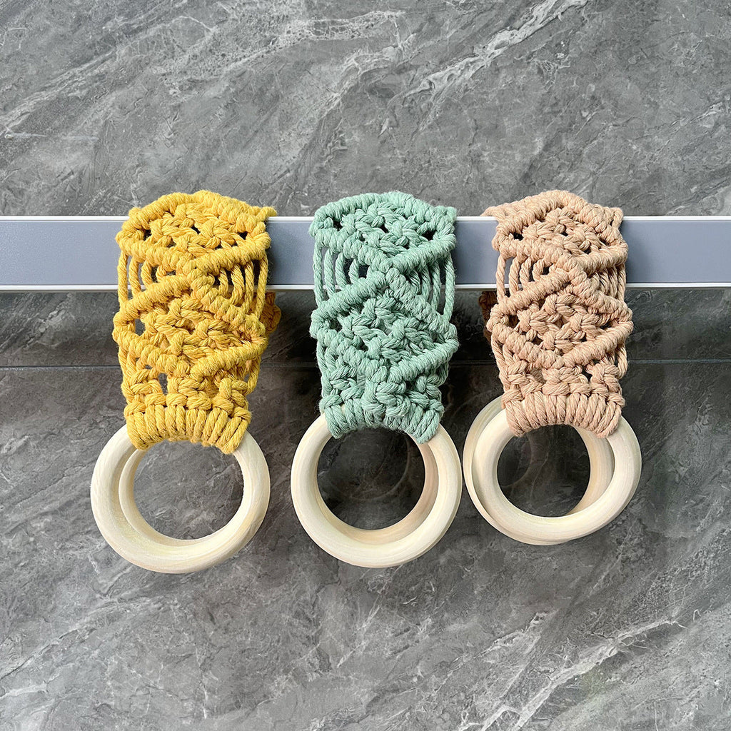 Handcrafted Daisy Cotton Rope Wall Decor Image 2