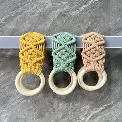 Handcrafted Daisy Cotton Rope Wall Decor Image 2