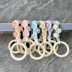 Handcrafted Daisy Cotton Rope Wall Decor Image 3