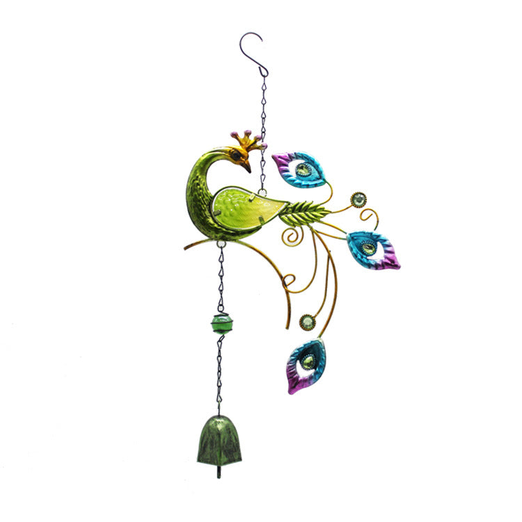 Vibrant and colourful outdoor decor wind chime