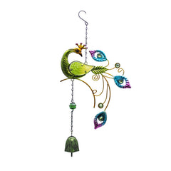 Vibrant and colourful outdoor decor wind chime