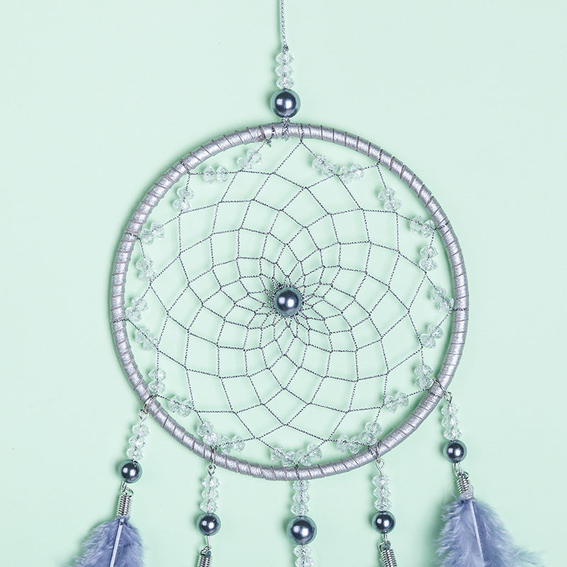 Beautiful dream catcher with natural elements
