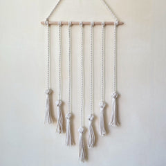 Stylish wall hanging for accessory organisation