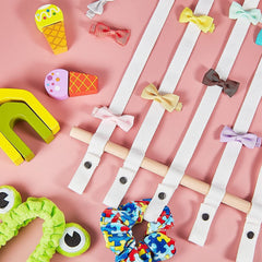 Multi-colour hair clip organiser display