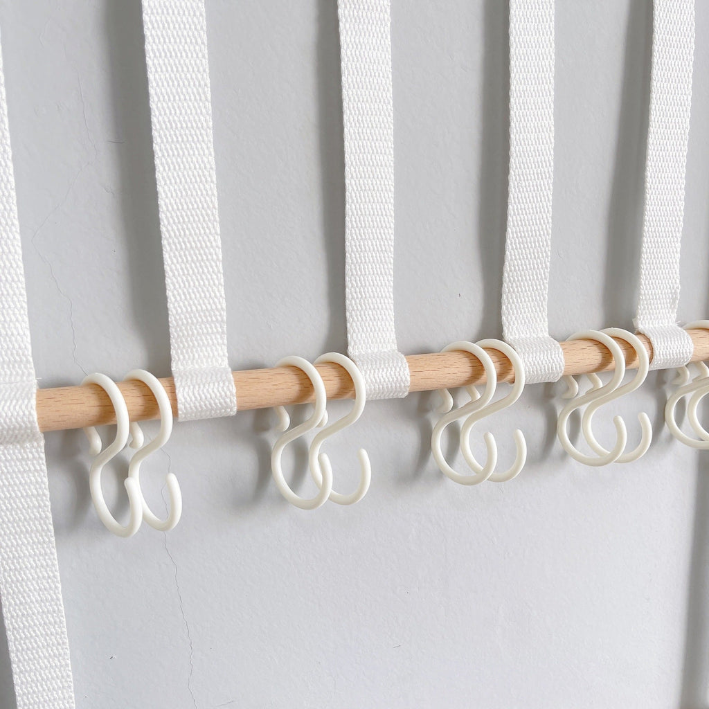 Adhesive hook for easy hair accessory storage