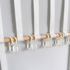 Adhesive hook for easy hair accessory storage