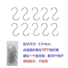 Clear display of hooks for hair accessories