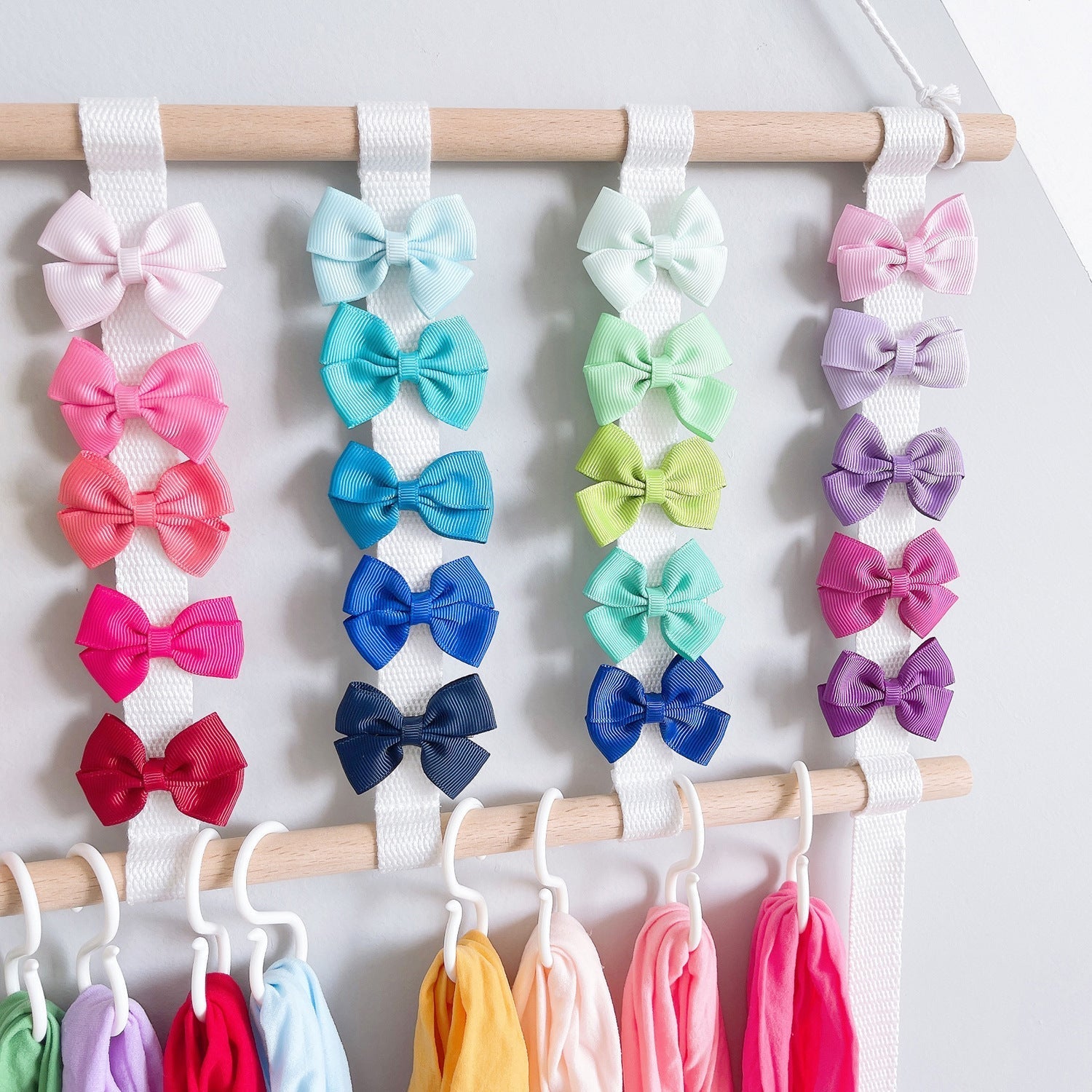 durable fabric hair clip holder