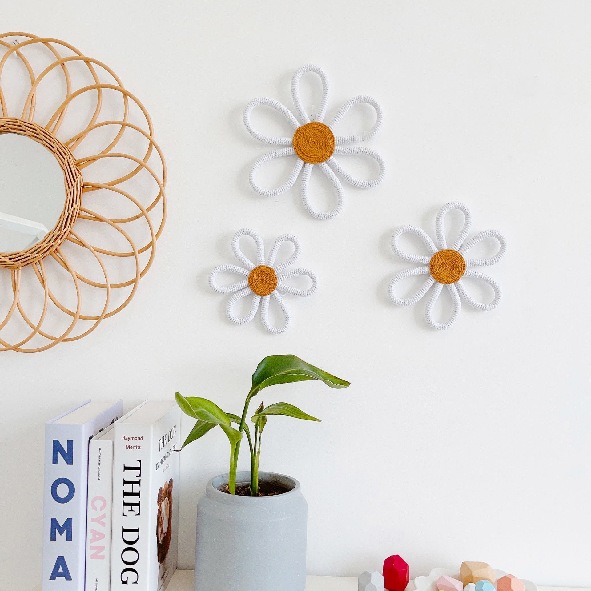 Daisy Themed Wall Hanging for Playroom