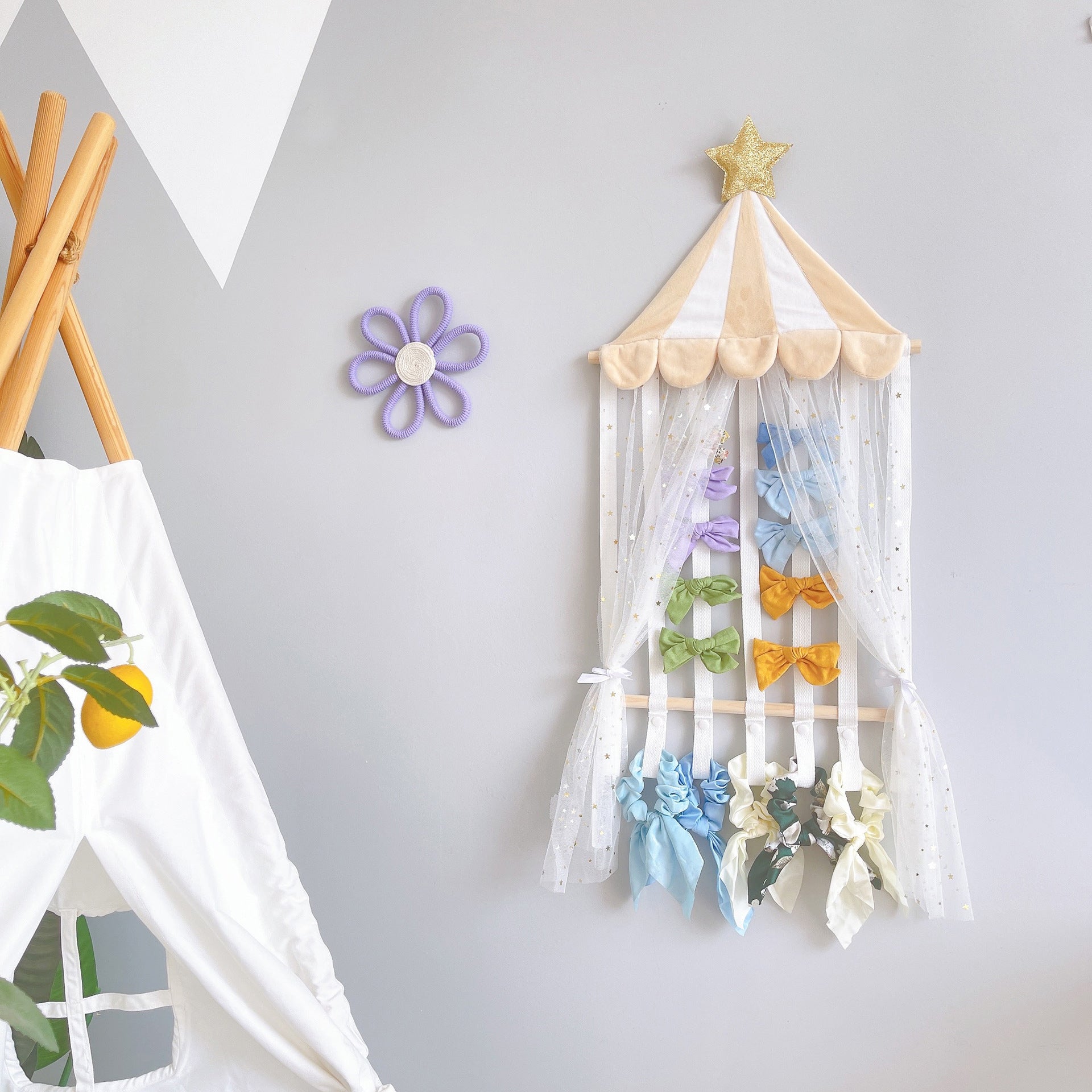 Functional Storage for Hair Clips and Bows