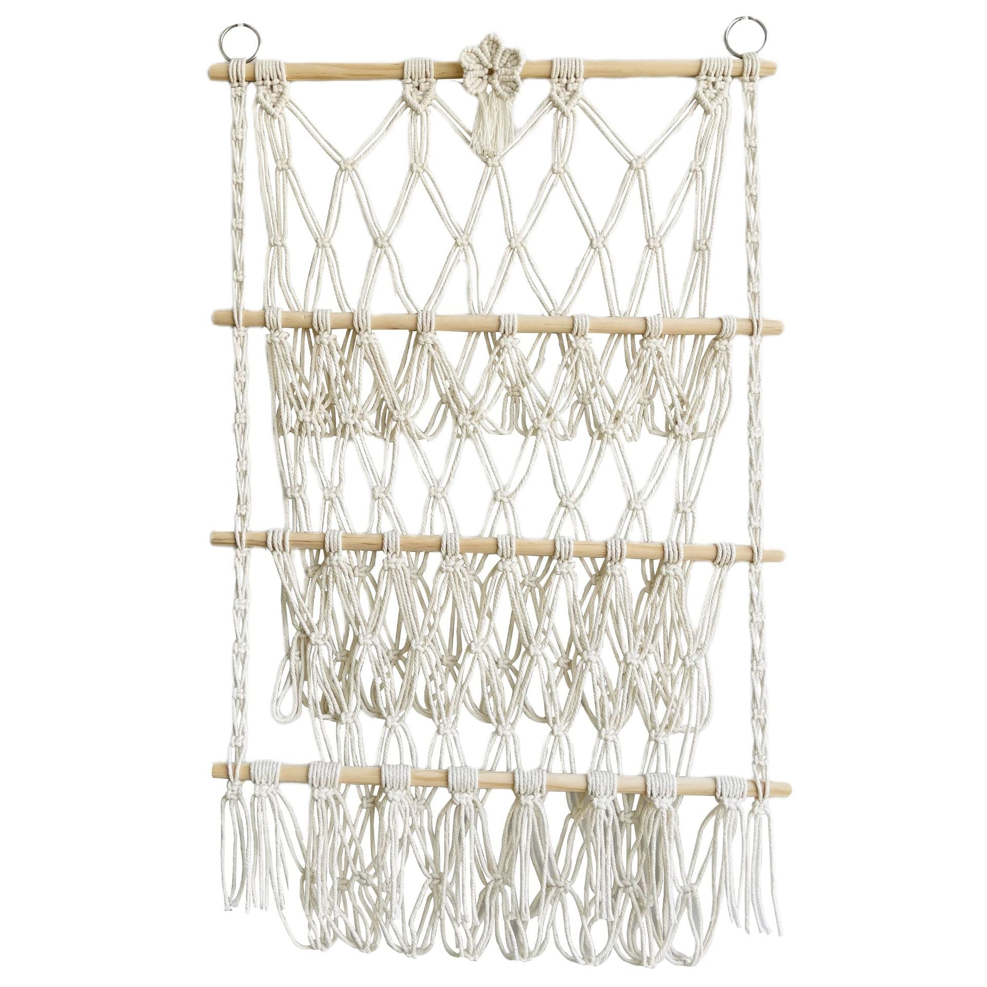 Durable wooden storage rack for children's toys