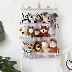 Durable wooden kids storage rack image 2