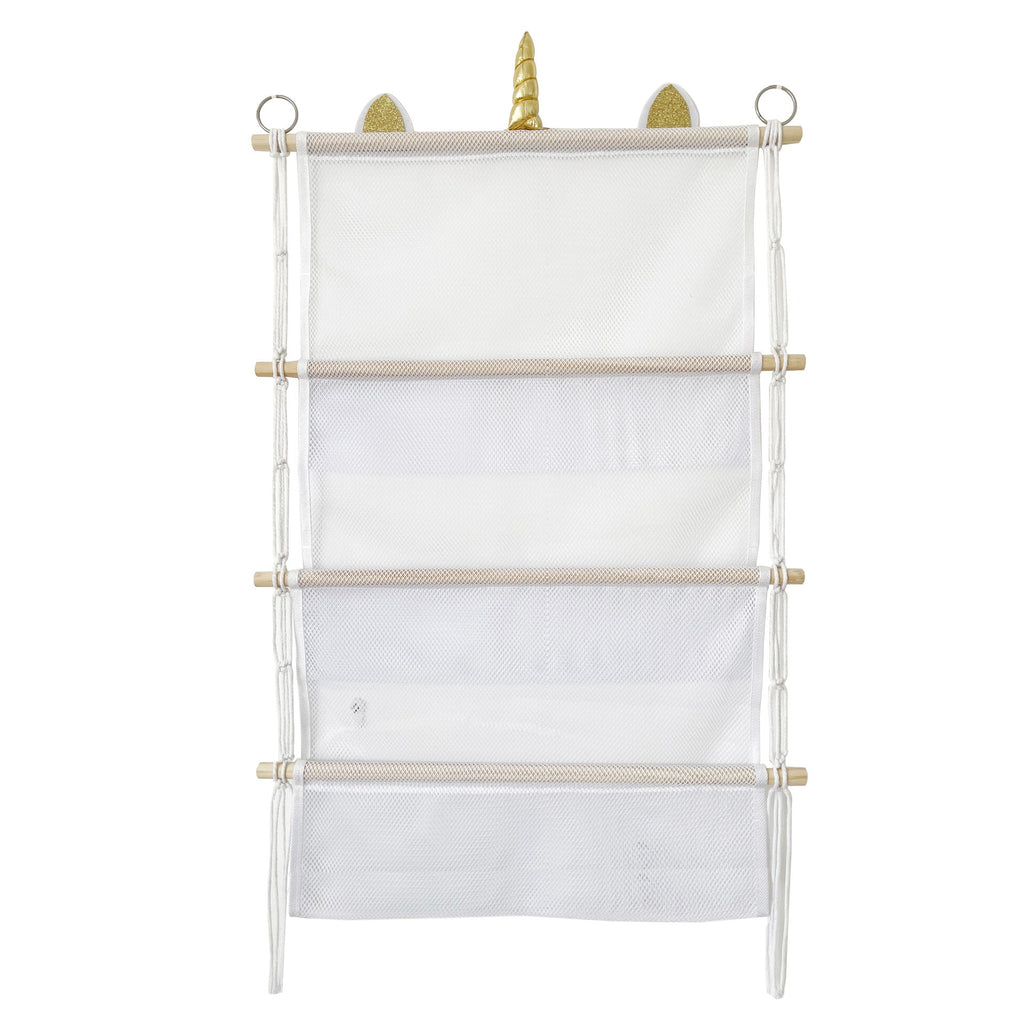 Natural wood finish kids storage unit image 5