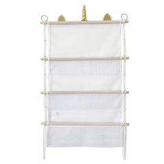 Natural wood finish kids storage unit image 5