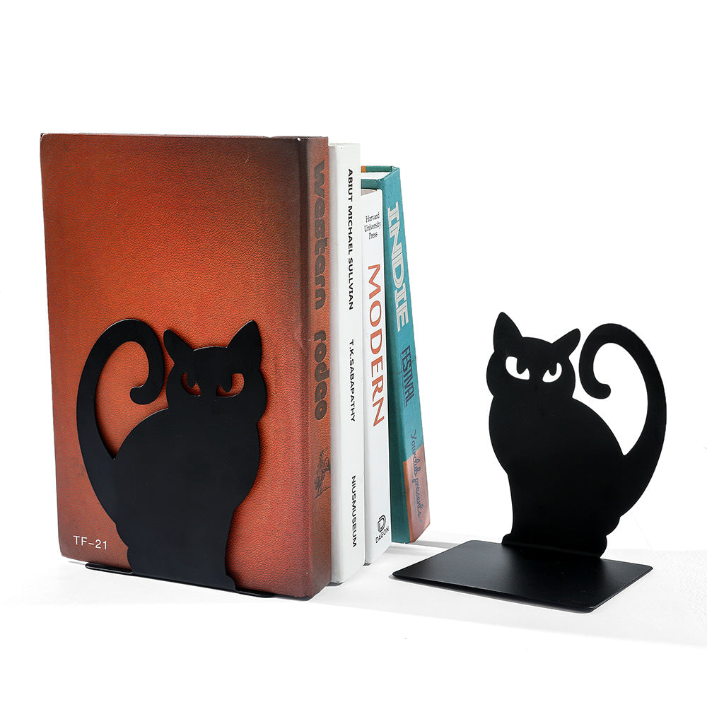 Stylish cat bookends with durable material