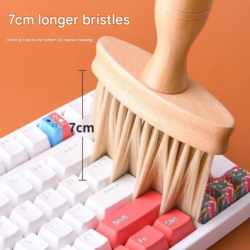 Ergonomically designed dust cleaning brush