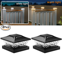 Installation of Outdoor Solar Garden Pillar Light