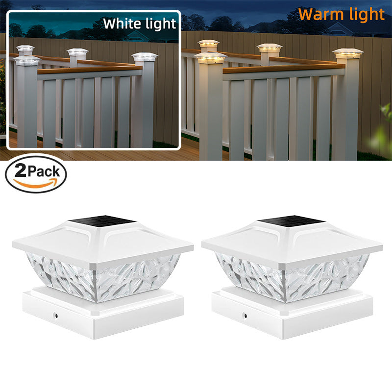Daytime view of Dual Colour Solar Garden Light