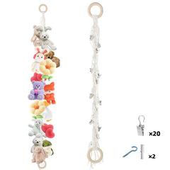 decorative dolls showcasing home organisation