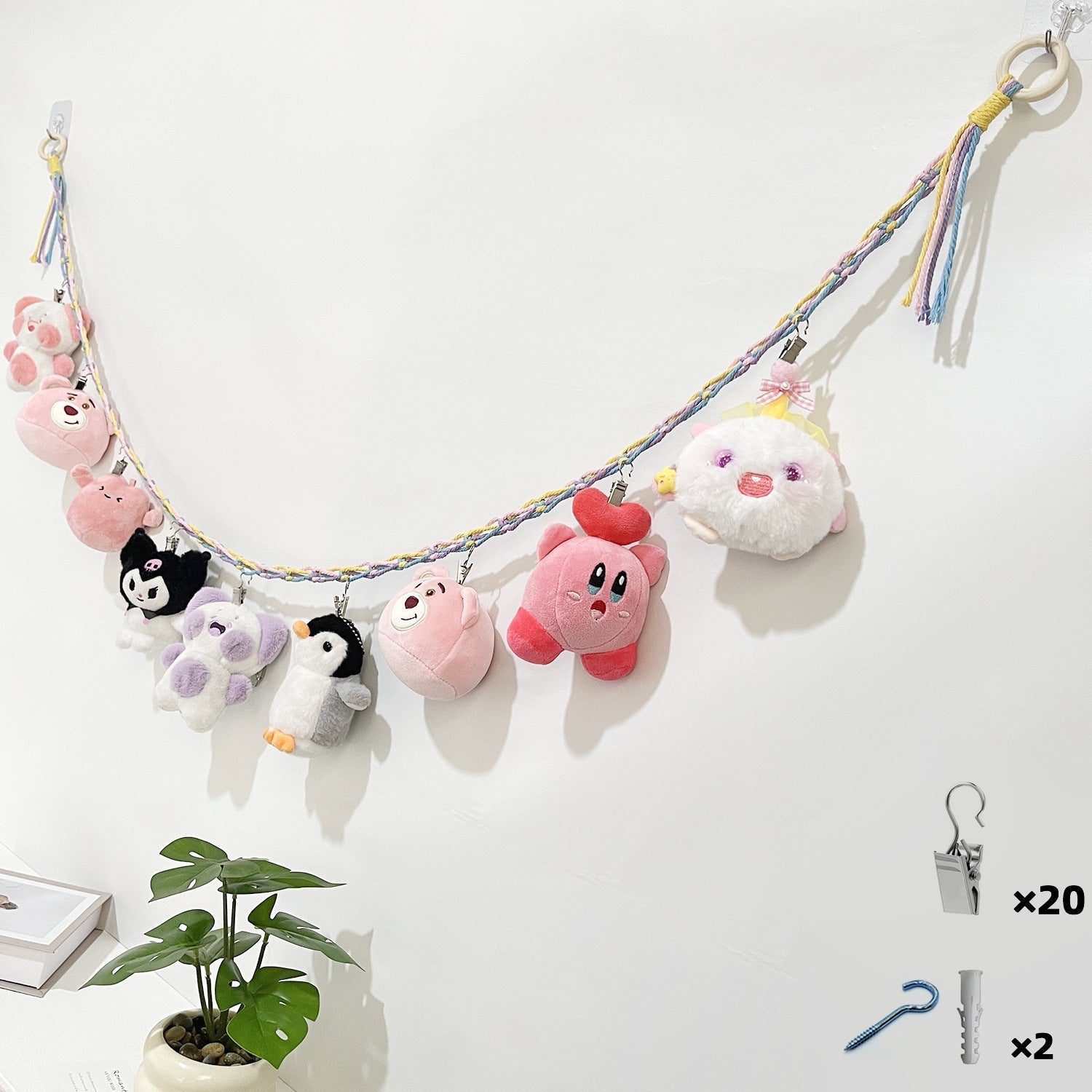 doll with chain strap for easy hanging