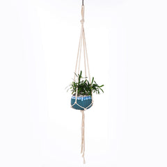 beautiful cotton rope plant basket image 8