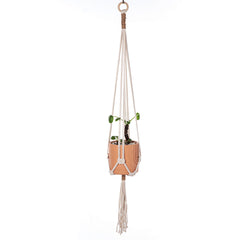 beautiful cotton rope plant basket image 8