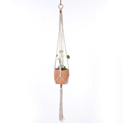 beautiful cotton rope plant basket image 8