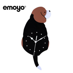 Back view of the Emoyo kids wall clock