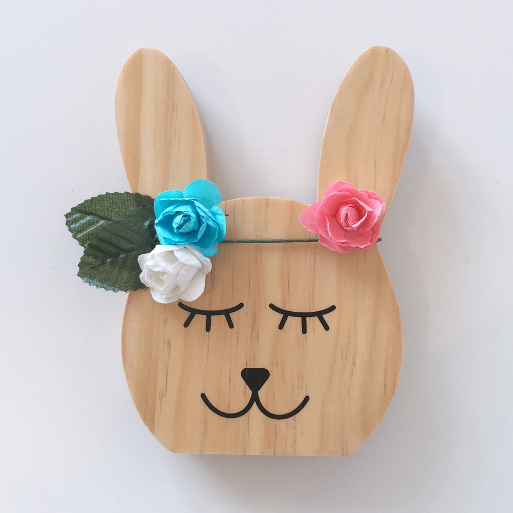 Handcrafted bunny bear and fox toys