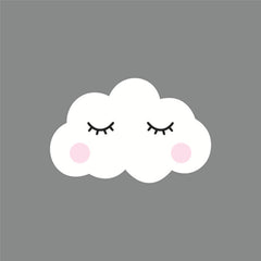 Charming Nordic Rabbit Cloud Wall Decor image 1