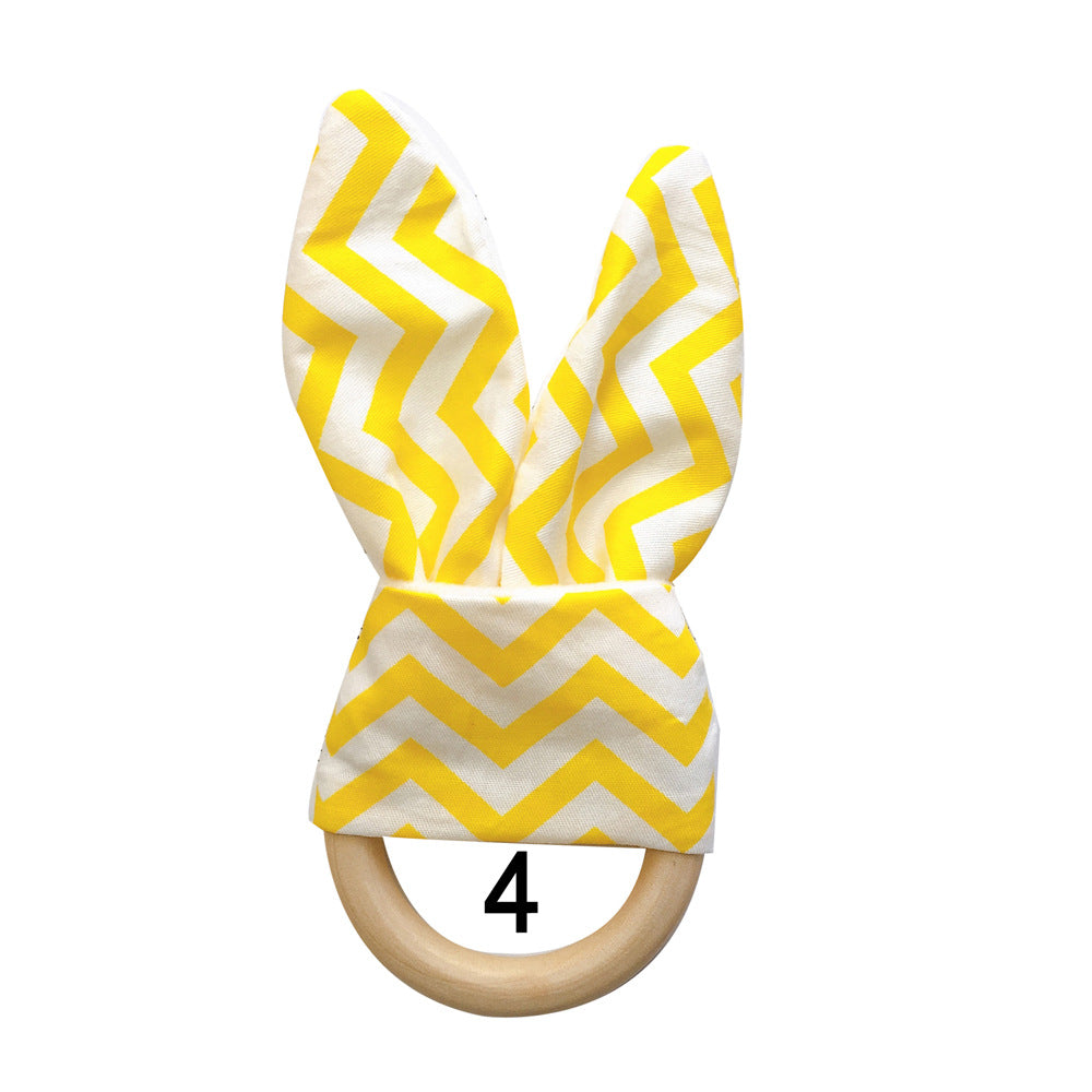 Natural Wooden Baby Teething Ring Image 9