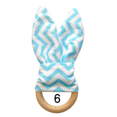 Natural Wooden Baby Teething Ring Image 1